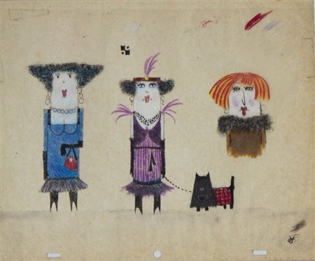 Pino Pascali Tre donnine 1963 