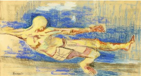 Fausto Pirandello Senza titolo Anni '60