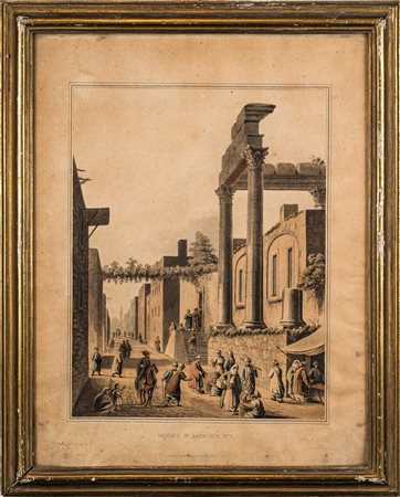 Robert Bowyer (Portsmouth 1758 - 1834), Coppia di stampe con vedute di paesaggi orientali