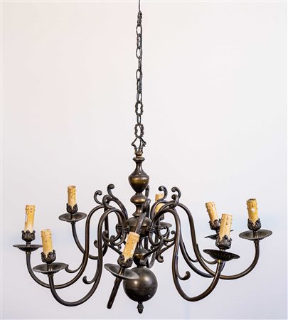 Lampadario in stile olandese del Seicento