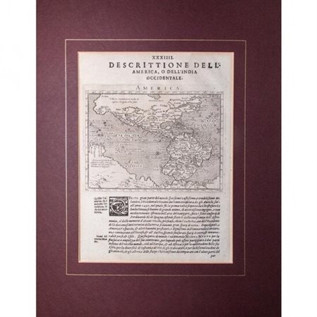 Magini, Giovanni; Map of North and South America