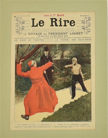 LE VOYAGE DU PRESIDENT LAUBERT numero 9 della rivista pubblicata a Parigi il...