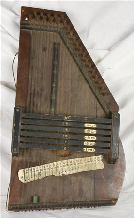 ACCORD ZITHER strumento musicale in legno a corda Germania, ultimo quarto XX...