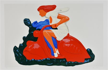 Plumcake SENZA TITOLO serigrafia su carta, cm 70x100; es. 169/200 firma