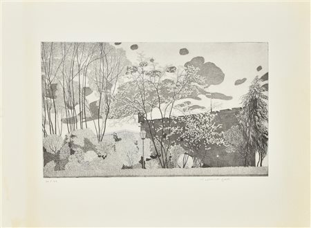 Federica Galli 1706 LA SITADELA incisione su carta, battuta cm28x50, foglio...