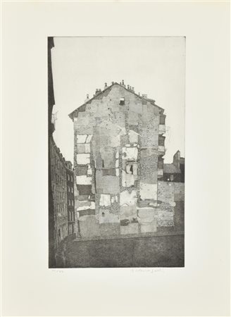 Federica Galli MURAJE VEJE incisione su carta, battuta cm28x50, foglio cm...