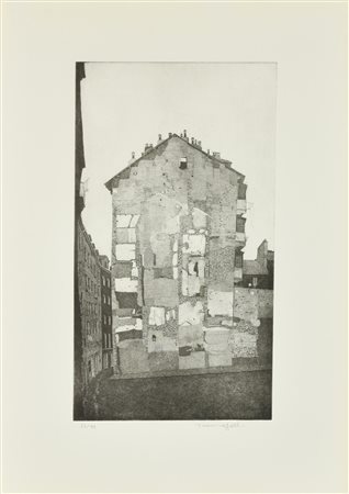 Federica Galli MURAJE VEJE incisione su carta, battuta cm 50x30, foglio cm...