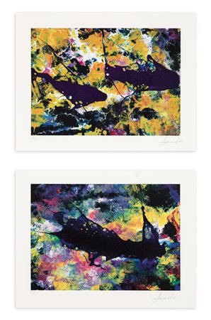 VITTORIO AMADIO (1934) - Lotto unico composto da 2 fotoincisioni