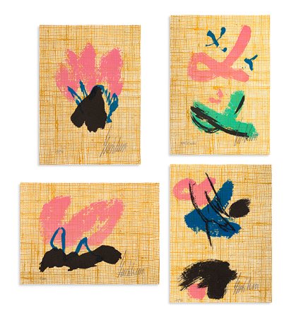 SALVATORE EMBLEMA (1929-2006) - Lotto unico composto da 4 litografie
