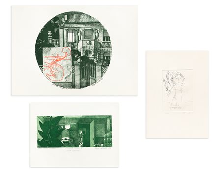 AUTORI VARI (CECCOTTI E MONTI) - Lotto unico composto da 3 opere grafiche