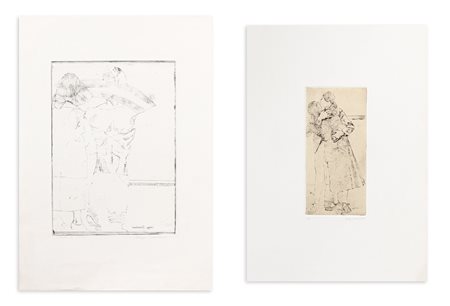 LORENZO TORNABUONI (1934-2004) - Lotto unico composto da 2 opere grafiche
