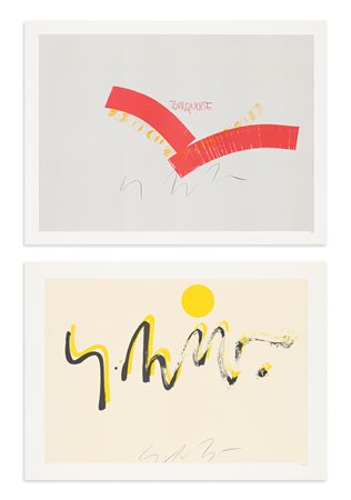 SERGIO DANGELO (1932-2022) - Lotto unico composto da 2 opere grafiche
