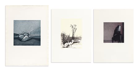 DARIO MANINI (1946) - Lotto unico composto da 3 opere grafiche