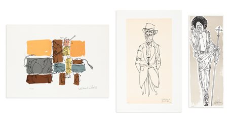 SALVADOR AULESTIA (1919-1994) - Lotto unico composto da 3 opere grafiche
