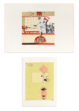 FERNANDO DE FILIPPI (1940) - Lotto unico composto da 2 opre grafiche