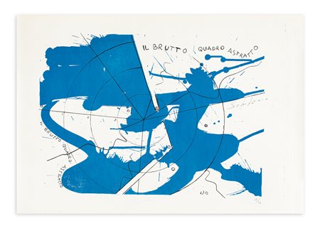 MARIO SCHIFANO (1934-1998) - Il brutto quadro astratto