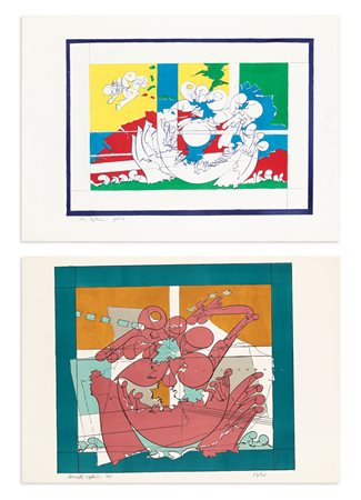 RENATO VOLPINI (1934-2017) - Lotto unico composto da 2 opere grafiche