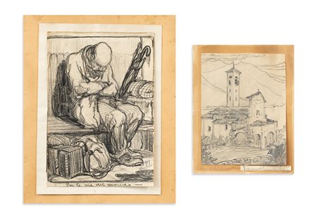 DANIELE FONTANA (1900-1984) - Lotto unico composto da 2 opere