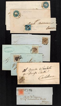 Interessante lotto composto da 27 lettere e un Giornale.