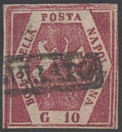 10gr. Carminio Violaceo, falso dell'epoca, N.7a. (Lux) (Cat.800)
