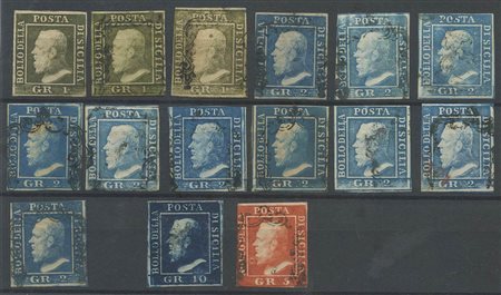 1859, piccolo insieme di qualità mista. molti firmati e classificati. Ottimi per chi vuole costruire i propri confronti delle tonalità di colore. Qualità mista.