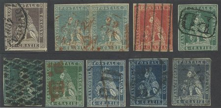 Piccola selezione di 10 francobolli di qualità mista. Notati diversi interessanti D.C.