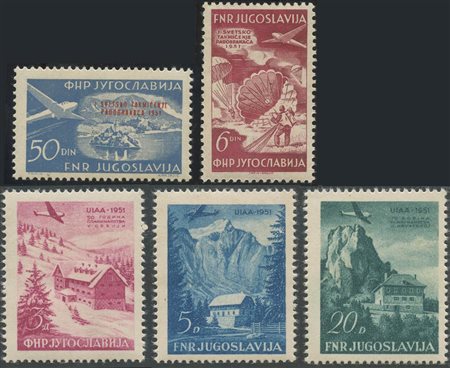 1951, N.A42/A44 e A45/A46 nuovi con gomma integra.