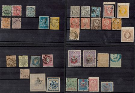 MONDIALI, Selezione di alcuni francobolli appartenenti al primo periodo delle rispettive nazioni.