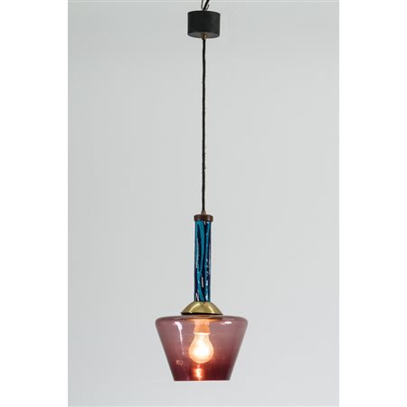 PRODUZIONE ITALIANA 1960 ca., Lampada a sospensione