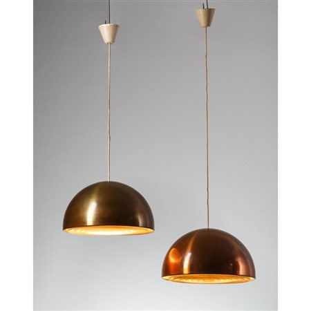 PRODUZIONE ITALIANA 1960 ca., Coppia lampade a sospensione