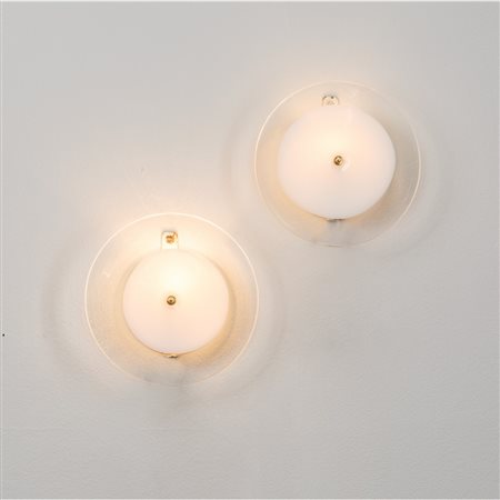 GINO VISTOSI, Coppia di lampade da parete