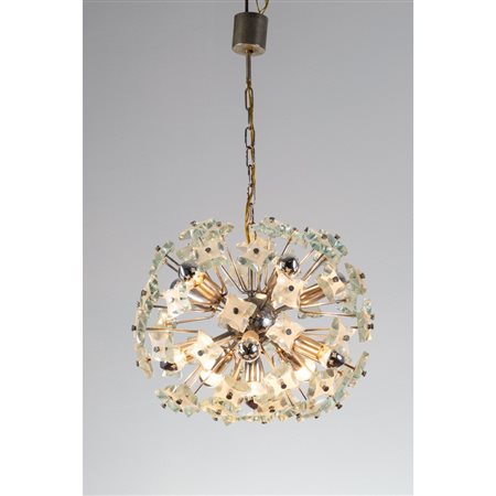 PRODUZIONE ITALIANA 1970 ca., Lampada a sospensione