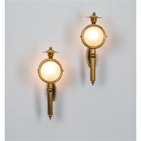 ARREDOLUCE (Attr.le), Coppia di lampade da parete