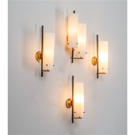 STILNOVO (Attr.le), Quattro lampade da parete