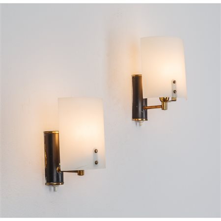 STILUX MILANO, Coppia di lampade da parete