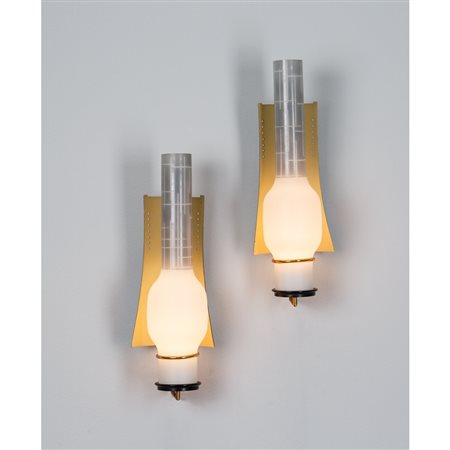 LUMI MILANO, Coppia di lampade da parete