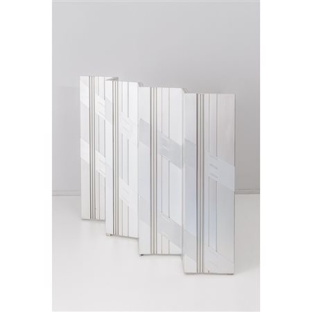 SALVATORE MESSINA, Scultura volume con struttura a ‘zig zag’