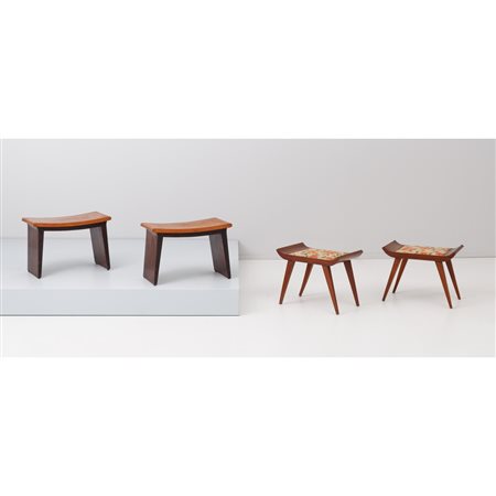 PRODUZIONE ITALIANA 1940 ca., Due coppie di panche