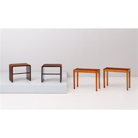 PRODUZIONE ITALIANA 1940 E 1950 ca., Due coppie di panche