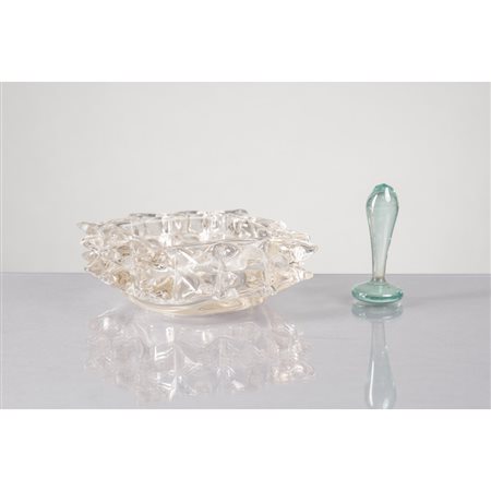 ERCOLE BAROVIER (Attr.le), Posacenere in vetro