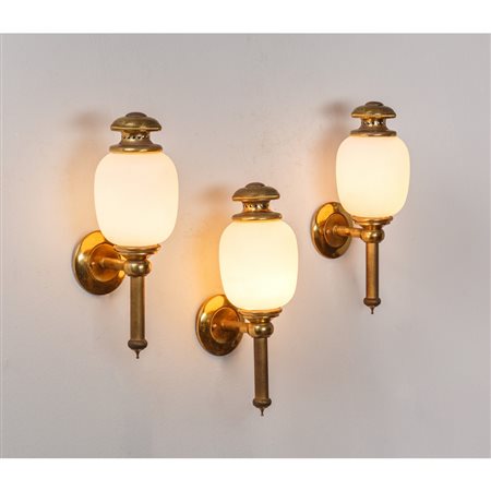 SCIOLARI ROMA, Tre lampade da parete