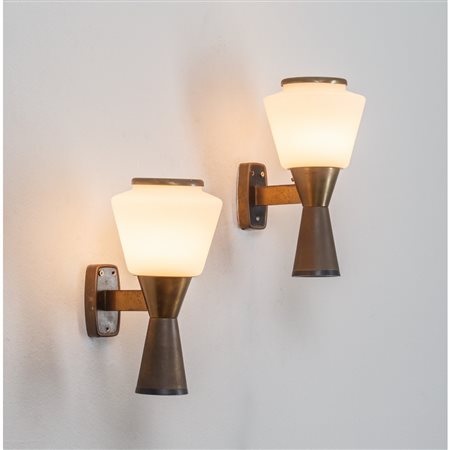 LUMI MILANO, Coppia di lampade da parete