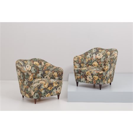 GIO PONTI, Coppia di poltrone