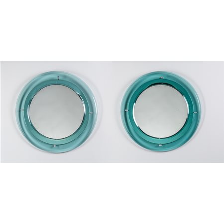 FONTANA ARTE (Attr.le), Coppia di specchi da parete