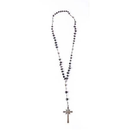 ROSARIO in argento e granati