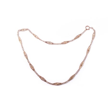 CATENA da orologio in oro giallo 9 KT (g.12,00)