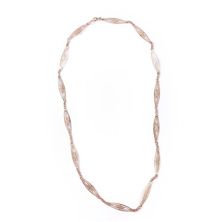 CATENA in oro giallo 9 KT (g. 11,16).