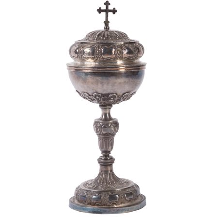 PISSIDE in argento sbalzato a mano