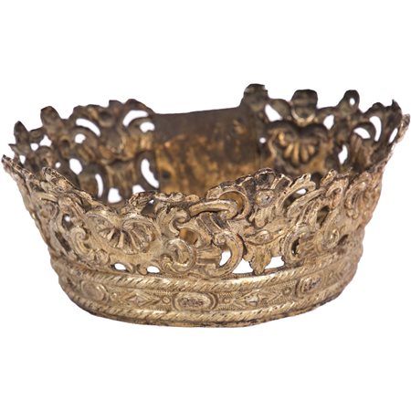 PICCOLA CORONA in metallo argentato