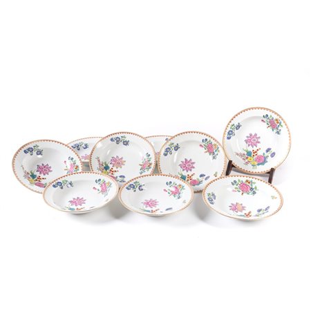 NOVE PIATTI in porcellana Ginori